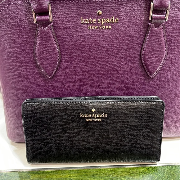 Kate Spade Darcy Large Slim Bifold Wallet 
Black - Picture 11 of 16